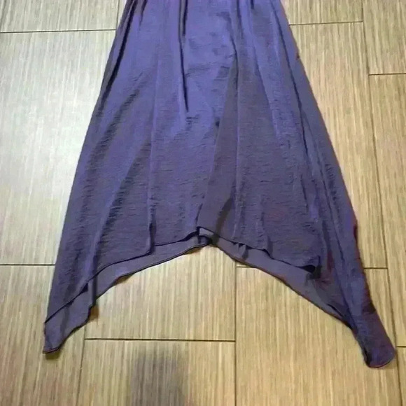 Wendy Bellissimo Blue Elastic Waist Tie Halter Neck Maternity Maxi Dress Size S - Picture 5 of 13